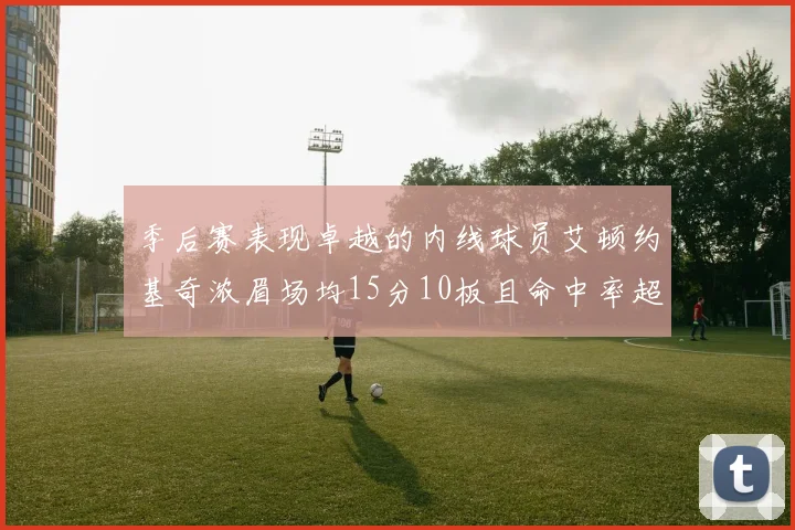季后赛表现卓越的内线球员艾顿约基奇浓眉场均15分10板且命中率超60